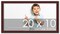 20x10 Solid Wood Picture Frame with UV-Resistant Acrylic & Acid-Free Backing, Available in 6 Finishes: Matte Black, Matte White, Metallic Bronze, Silver, Natural Wood Grain & Mahogany